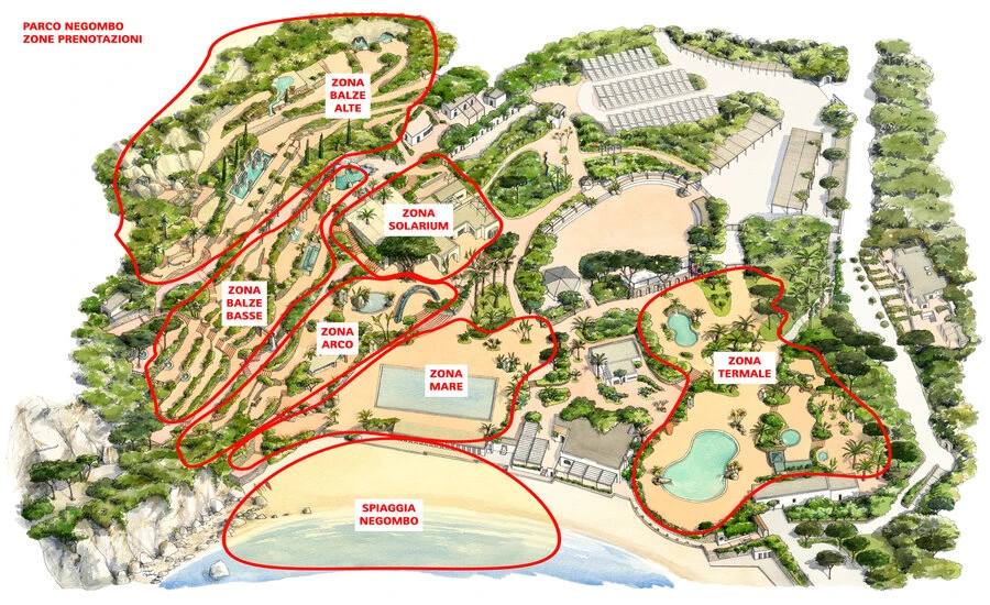 Resort zones map